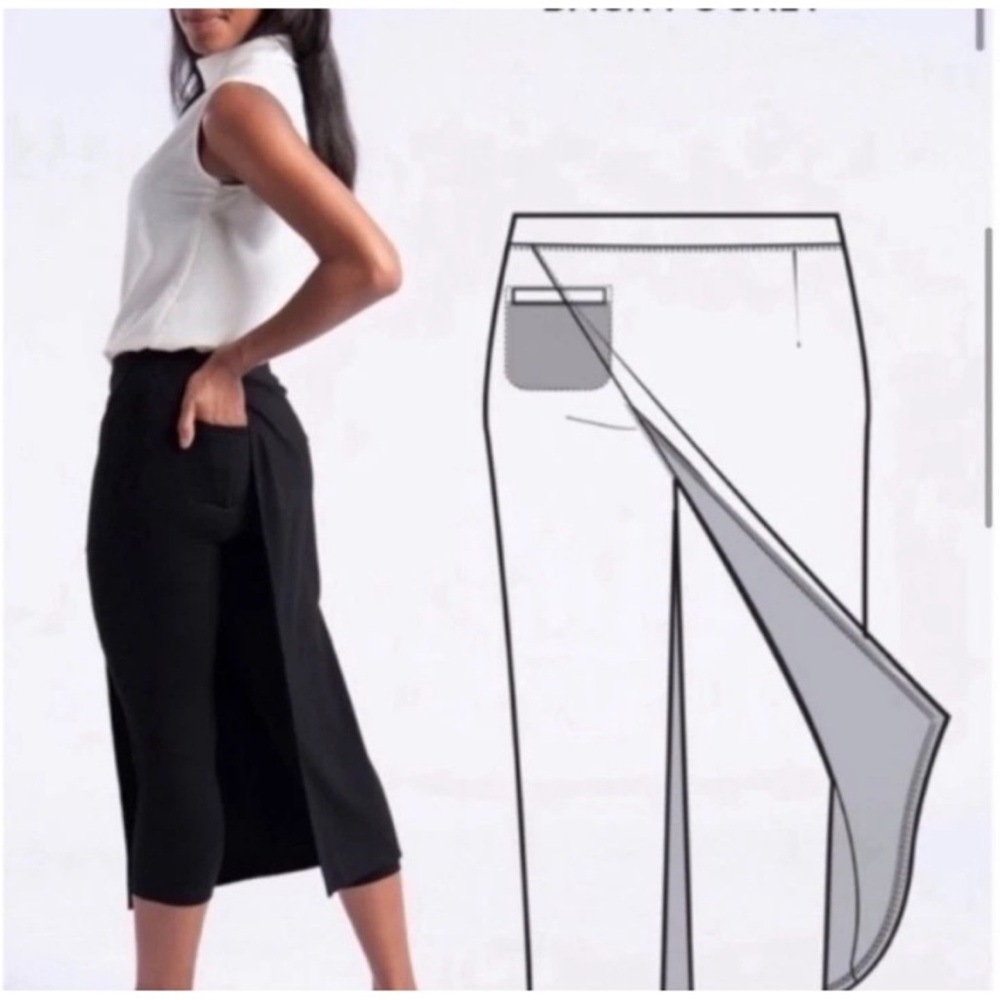 Betabrand Classic Black Pants - Picture 2 of 9